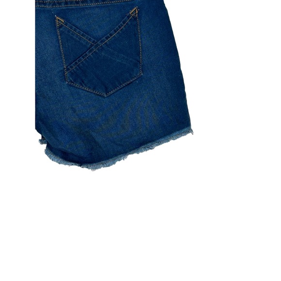 Nightcap Women's Jean Shorts Mid-Rise Cut-Off 5-Pocket Stretch Denim Blue Sz. 26 - Picture 6 of 10